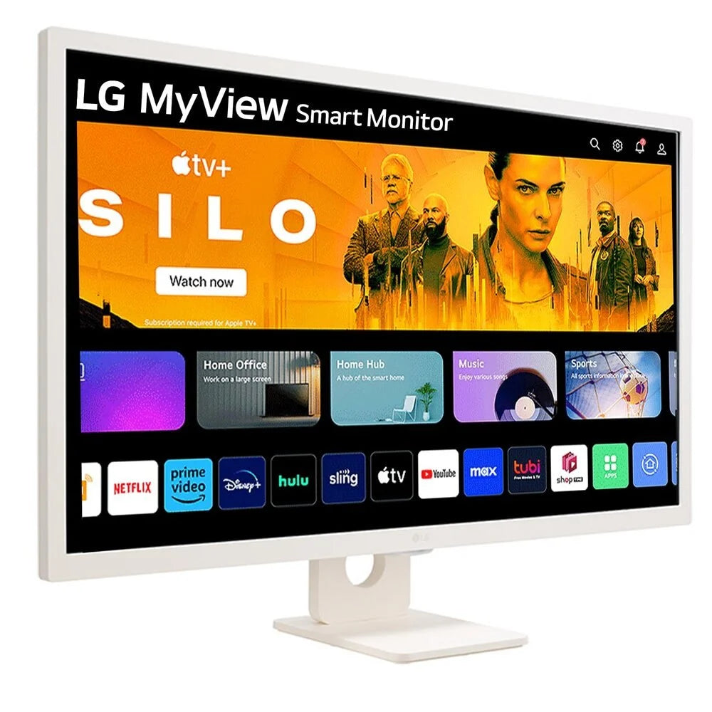 LG MyView 27SR50F-W 27-Inch FHD Smart Monitor White